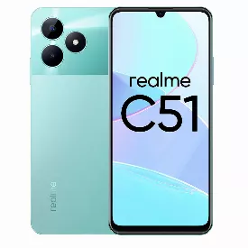 Телефон Realme C51, 4/128 ГБ, зеленый